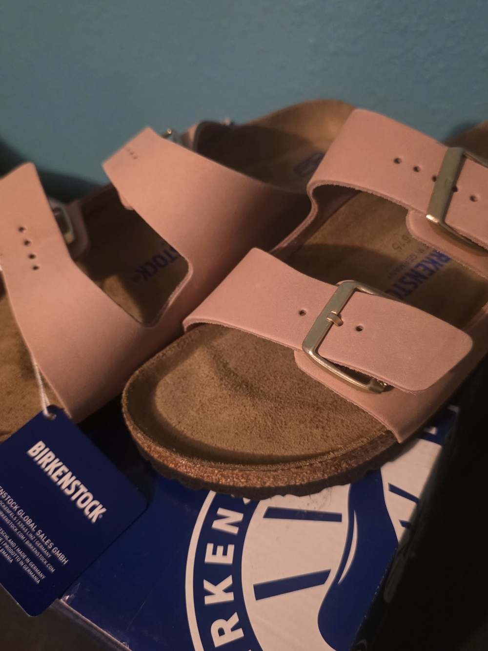 Birkenstock Pink Arizona Two-Strap Sandal
